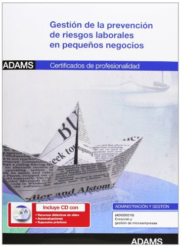 Gestión de la prevención de riesgos laborales en pequeños negocios certificados de profesionalidad