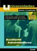 Auxiliares administrativos universidades. Temario y cuestionario