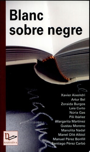 Blanc sobre negre