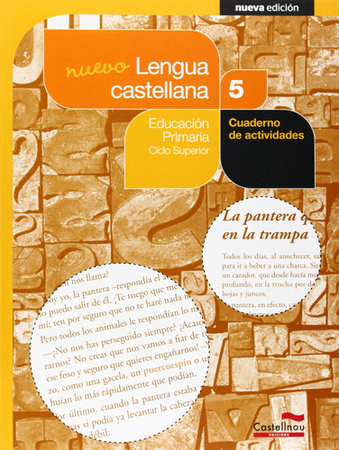 Nuevo lengua castellana, 5 Educación Primaria, ciclo superior - Cuaderno de actividades