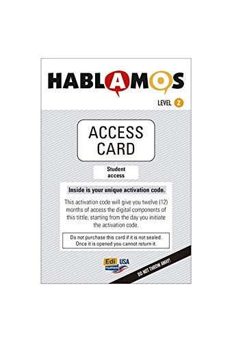 Hablamos Novice/A1.2 Online Course: Curso Online De Espanol