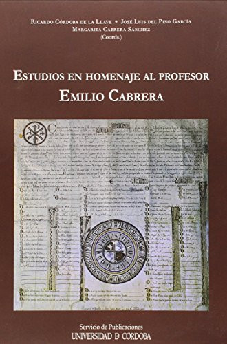 Estudios en homenaje al profesor Emilio Cabrera