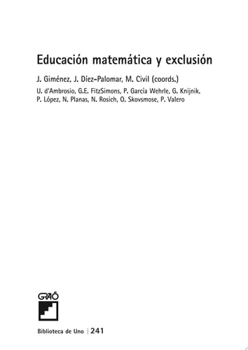 Educación matemática y exclusión