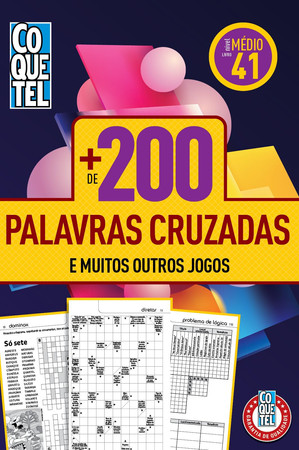 LIVRO COQUETEL MAIS DE 200 PALAVRAS CRUZADAS MÉDIO 41