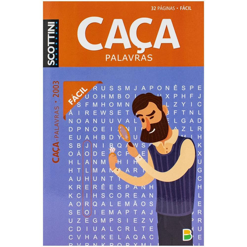 SCOTTINI CAÇA-PALAVRAS (32P) N.2003 (FÁCIL)