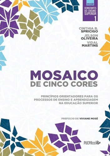 Mosaico de cinco cores Princípios orientadores para os processos de ensino e aprendizagem na educação superior