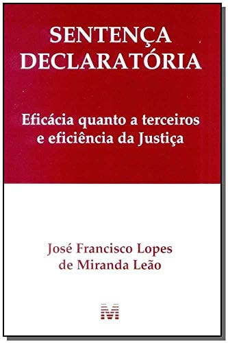 Sentença declaratória - 1 ed./1999