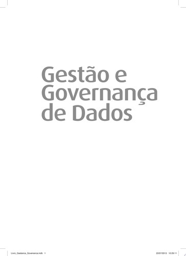 Gestão e governança de dados