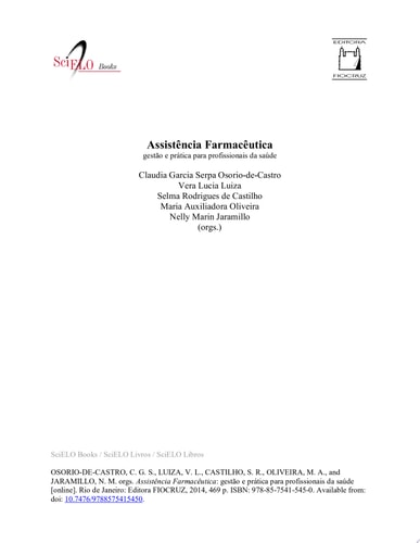 Assistência Farmacêutica gestão e prática para profissionais da saúde