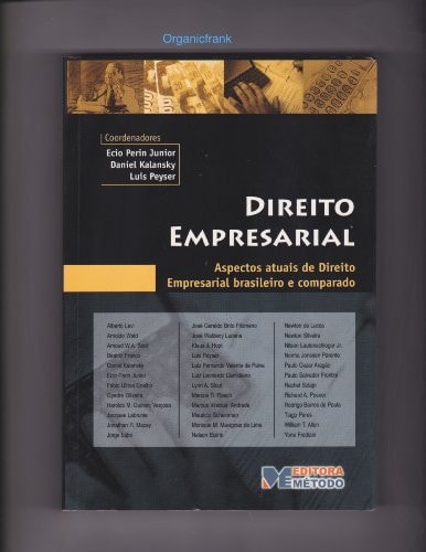 Direito empresarial aspectos atuais de direito empresarial brasileiro e comparado