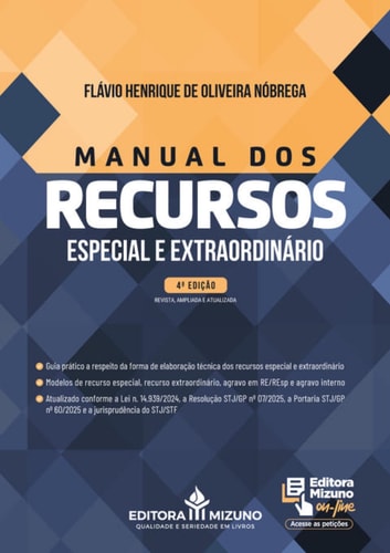 Manual dos Recursos Especial e Extraordinário 4a edição (2025)