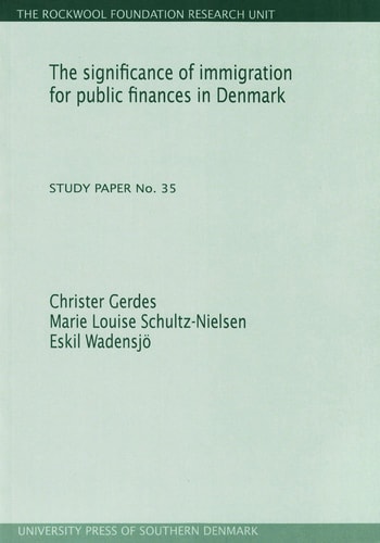The Significance of Immigration for Public Finances in Denmark