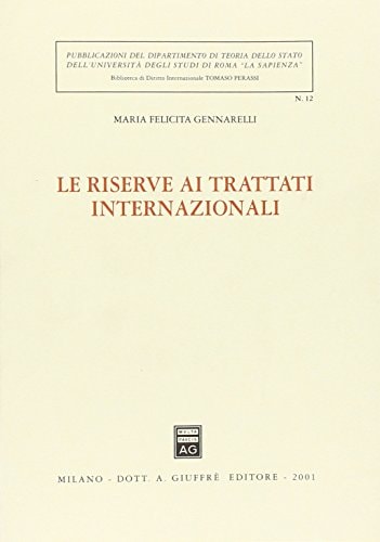 Le riserve ai trattati internazionali