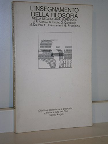 L'insegnamento della filosofia nella secondaria superiore