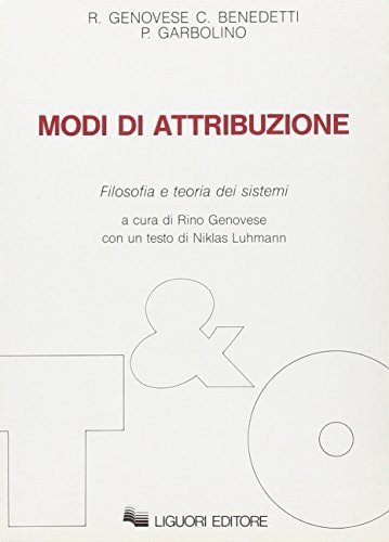 Modi di attribuzione filosofia e teoria dei sistemi