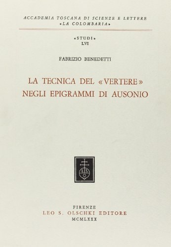 LA TECNICA DEL "VERTERE" NEGLI EPIGRAMMI DI AUSONIO