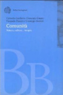 Comunità. Natura, cultura, terapia