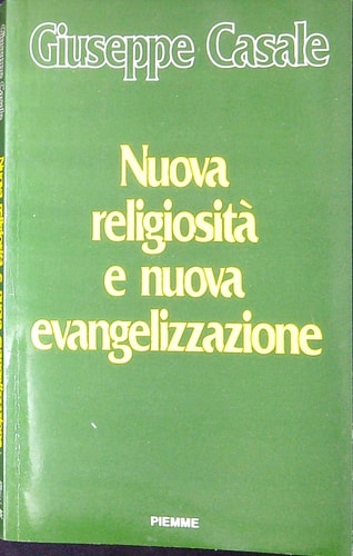 Nuova religiosità e nuova evangelizzazione