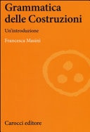 Grammatica delle costruzioni un'introduzione