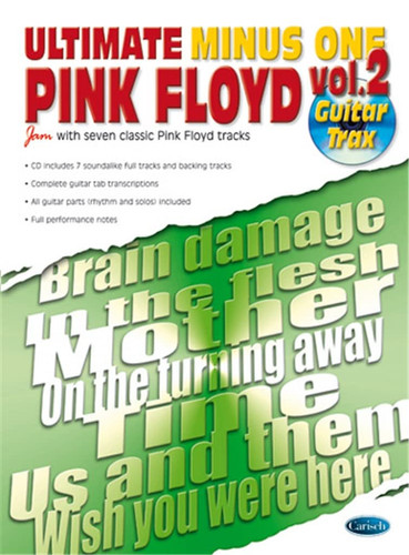 PINK FLOYD: ULTIMATE MINUS ONE, VOLUME 2 GUITARE+CD