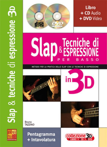 Slap & Tecniche Di Espressione Per Basso in 3D +CD