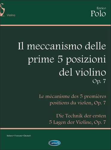 ENRICO POLO : MECCANISMO DELLE 5 PRIME POSIZIONI OP. 7 - VIOLON