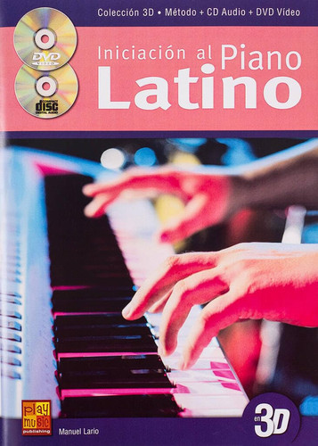 MANUEL LARIO: INICIACION AL PIANO LATINO (BOOK/CD/DVD) PIANO+DVD