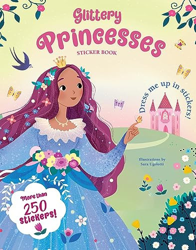 Glittery Princesses Sticker Book
