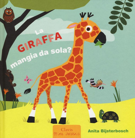 La giraffa mangia da sola?