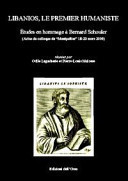 Libanios, le premier humaniste études en hommage à Bernard Schouler : actes du colloque de Montpellier, 18-20 mars 2010