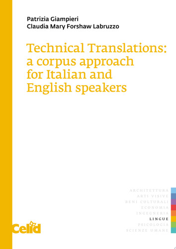 Technical Translations A corpus approach for Italian and English speakers