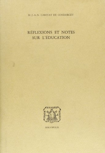 Réflexions et notes sur l'éducation