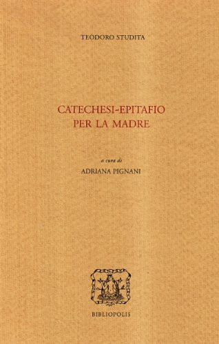 Catechesi-Epitafio per la madre