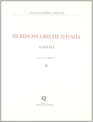 Iscrizioni Greche d'Italia. Napoli. II