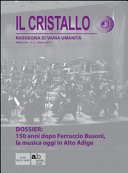 Il cristallo. Rassegna di varia umanità 2016