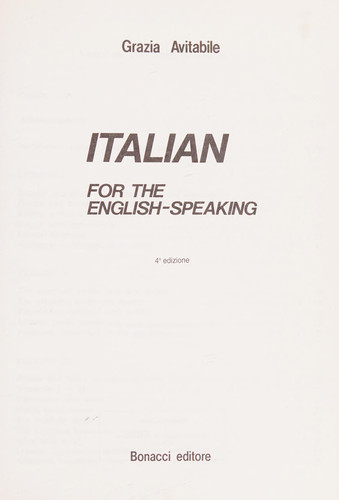 Italian for the English-speaking - Level 3