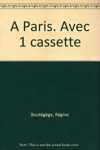 À Paris. Per le Scuole. Con audiocassetta