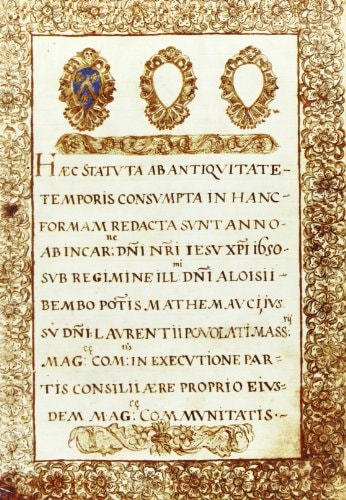 Statuti della Laguna Veneta dei secoli XIV-XVI: Mazzorbo (1316), Malamocco (1351-1360), Torcello (1462-1465), Murano (1502) (Corpus statutario delle Venezie) (Italian Edition)