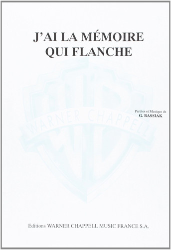 J'ai La Mémoire Qui Flanche - chant et piano
