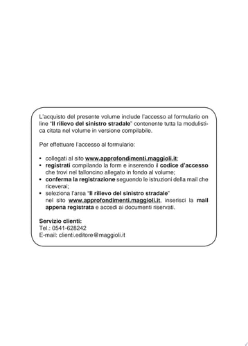 Il rilievo del sinistro stradale