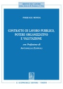 Contratto di lavoro pubblico, potere organizzativo e valutazione