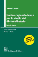 Codice ragionato breve per lo studio del diritto tributario