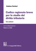 Codice ragionato breve per lo studio del diritto tributario