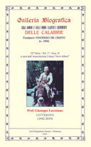 Galleria biografica degli uomini e delle donne illustri e benemeriti delle Calabrie
