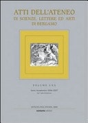 Atti dell'Ateneo di scienze, lettere ed arti di Bergamo