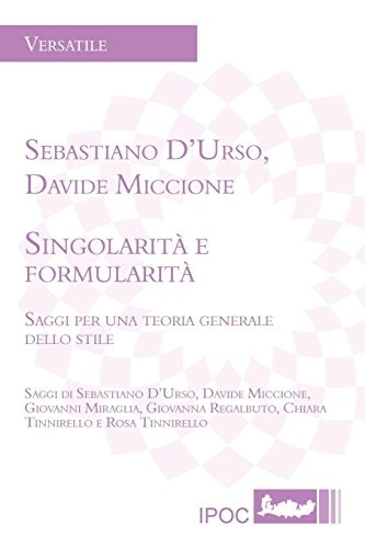 Singolarità E Formularità