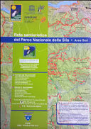 Carta della rete sentieristica del Parco Nazionale della Sila area sud