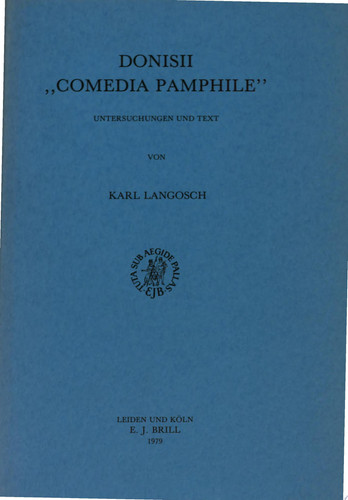 "Comedia Pamphile."
