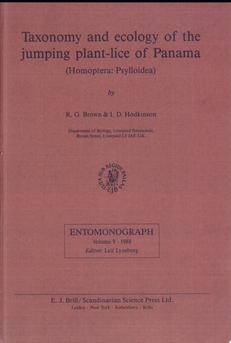 Taxonomy and Ecology of the Jumping Plant-lice of Panama Homoptera, Psylloidea