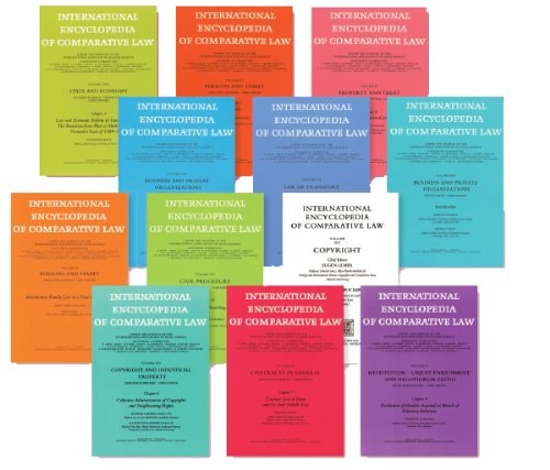 International Encyclopedia of Comparative Law, Instalment 39
